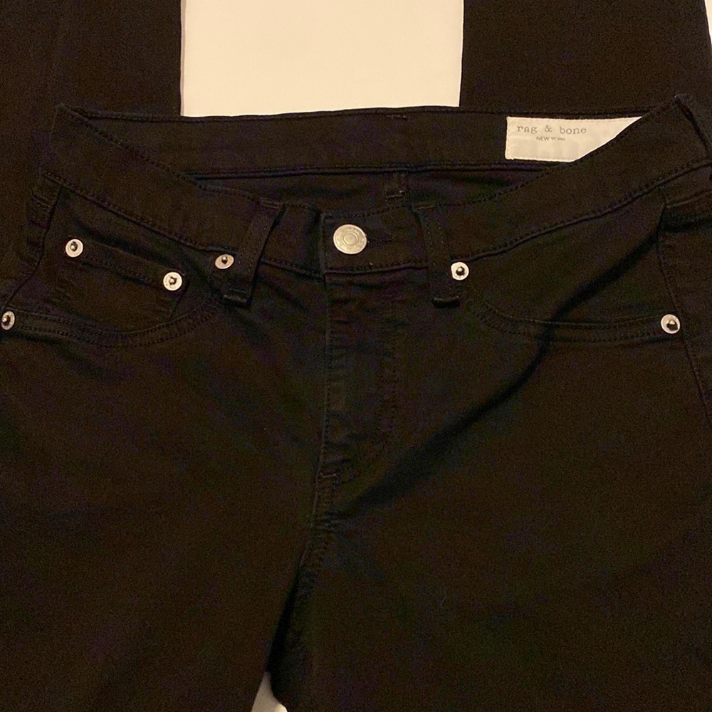 Rag & Bone ladies jeans black size 27 skinny